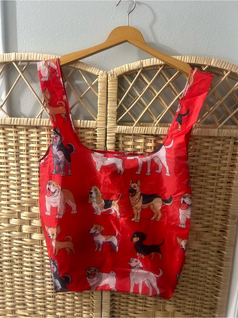 Dog Print Reusable Grocery bag